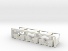 Airport Check-In Counter 1/144 in White Natural Versatile Plastic
