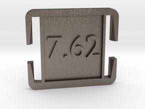 molle clip 7.62 in Polished Bronzed-Silver Steel