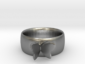 Butterfly Ring in Natural Silver