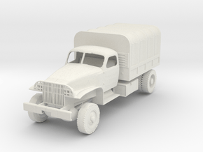 1/48 Scale Chevy G7100 4x4 Truck Covered in White Natural Versatile Plastic