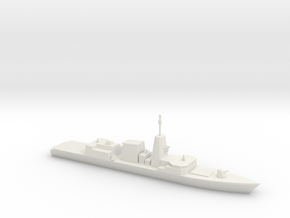 1/1250 Scale Canadian Provence Class Destroyer in White Natural Versatile Plastic