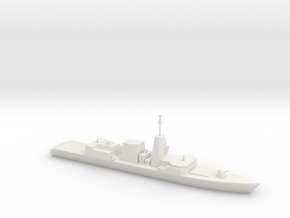 1/1800 Scale Canadian Provence Class Destroyer in White Natural Versatile Plastic