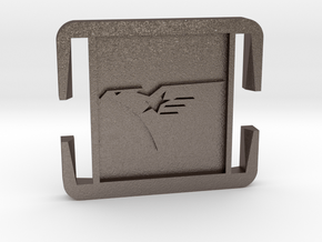 molle clip titans (Gundam) in Polished Bronzed-Silver Steel