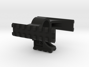 Airsoft M249 Bipod Rail - Tri rail Long in Black Natural Versatile Plastic