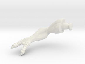 Kenner Electronic T-Rex Right Arm in White Natural Versatile Plastic