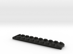 AAP-01 Top rail in Black Premium Versatile Plastic