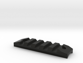 AAP-01 Bottom rail in Black Premium Versatile Plastic