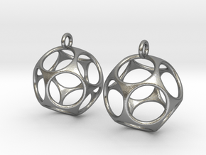 New Dod Earrings in Natural Silver