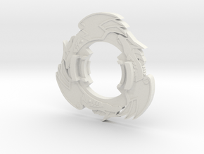Beyblade Ullpace (Vulpes) Concept Attack Ring in White Natural Versatile Plastic