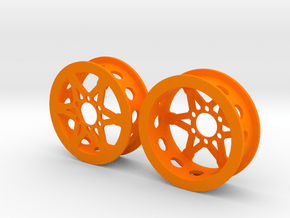1.9" Wheel for SLW or Axial hubs in Orange Processed Versatile Plastic
