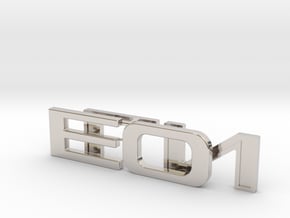 Seat Leon Logo Text Letters - Original OEM Size in Platinum