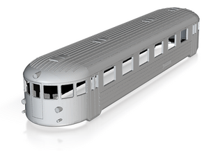 0-144fs-finnish-vr-dm7-railcar in Tan Fine Detail Plastic