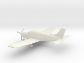 Piper PA-28R-201 Arrow III in White Natural Versatile Plastic: 1:64 - S