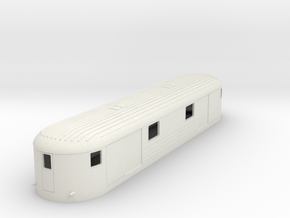 0-87-finnish-vr-dm7-railcar-goods-trailer in White Natural Versatile Plastic