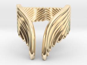 Wing Ring_C in 14K Yellow Gold: 5 / 49