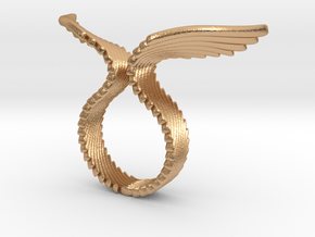 Wing Ring_D in Natural Bronze: 5 / 49