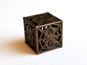 D6 Balanced - Spiders in Polished Bronze Steel