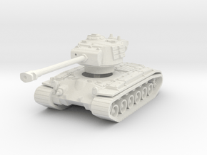 T-26E5 Pershing (no skirts) 1/87 in White Natural Versatile Plastic