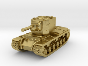 Tank - KV-2 - size Small in Natural Brass