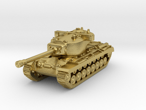 Tank - T29 Heavy Tank - size Large in Natural Brass