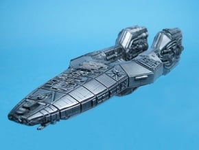 Battlestar Galactica Defender Class cruiser in Tan Fine Detail Plastic