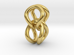 Curved loops in Polished Brass
