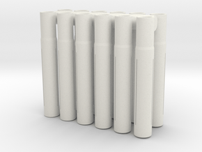Expandable Barrel Lap: 8-32 Threading (12 Pack) in White Natural Versatile Plastic