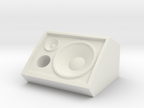 Stage Monitor Speaker 1/12 in White Natural Versatile Plastic