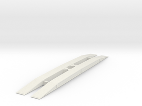 No 8 Tank Bridge (deployed) 1/56 in White Natural Versatile Plastic