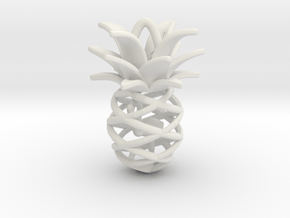 Pineapple Flamingo Pendant in White Natural Versatile Plastic