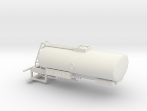 1/64th Large Asphalt Seal Coat Sprayer Tanker  in White Natural Versatile Plastic