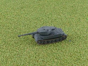 VK4501 Tiger Tank Prototype 1/285 6mm in Tan Fine Detail Plastic
