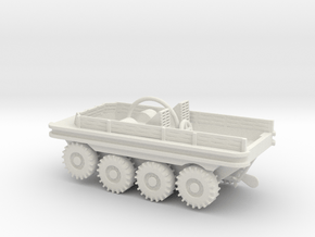 1/100 Scale Terrapin amphibious vehicle in White Natural Versatile Plastic