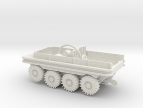 1/72 Scale Terrapin amphibious vehicle in White Natural Versatile Plastic