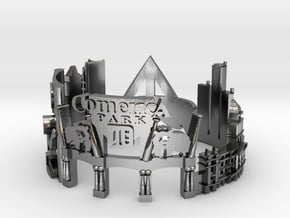 Detroit - Skyline - Cityscape Ring in Polished Silver: 8.5 / 58