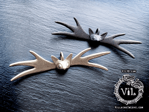 JACK Bow Pendant ⛧ VIL ⛧ in Matte Black Steel