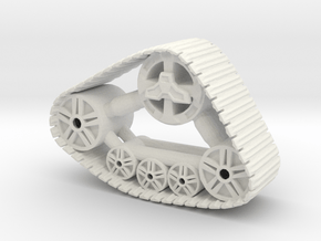 Snow Trax for GI JOE Vehicles in White Natural Versatile Plastic