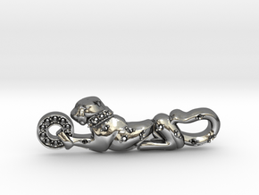 Panther Leopard Catier Jewelry  in Fine Detail Polished Silver