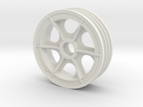 Tamiya Super Astute Front Left Wheel 2.2 inch in White Natural Versatile Plastic