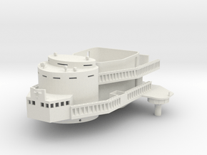 1/100 Richelieu Structure Fore Deck3 Bridge in White Natural Versatile Plastic