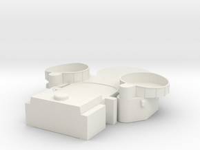 1/100 Richelieu Structure Aft Deck2 part2 in White Natural Versatile Plastic