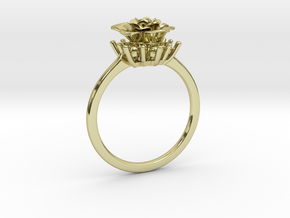 Flower Ring 64 (Contact to Add Stone) in 18K Yellow Gold