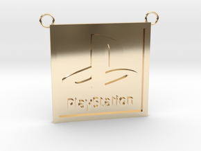 Playstation (Contact to Add Stones) in 14k Gold Plated Brass