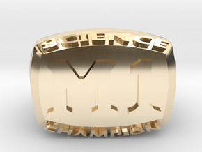 Science M1 Champion in 14k Gold Plated Brass