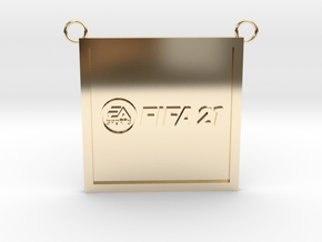 Fifa 21  in 14k Gold Plated Brass