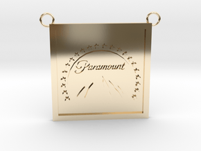 Paramount Pictures (Pendant) in 14k Gold Plated Brass