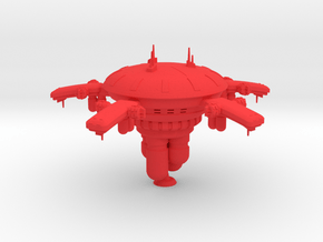 Ugajin Class Heavy Station in Red Processed Versatile Plastic