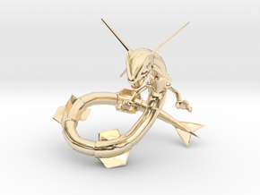 Rayquaza in 14k Gold Plated Brass