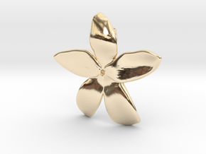 Jasmine Pendant in 14k Gold Plated Brass