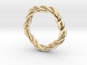 Ropering size - 6.5 in 14K Yellow Gold